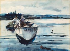 Andrew wyeth the gam boat - gam,, on
