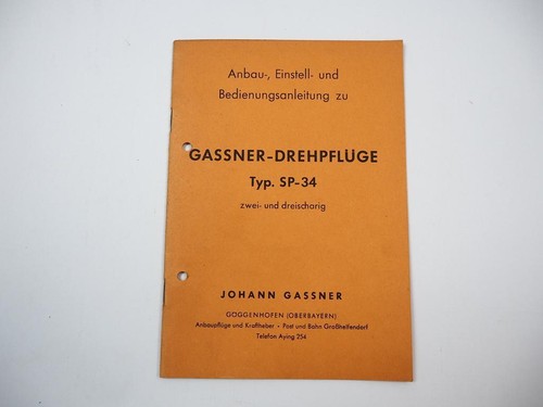 Gassner drehpflug - gassner,