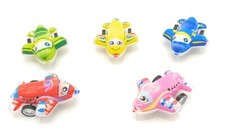 12 Flugzeug mit Rückzug bunte