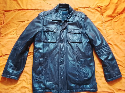 Herren echtleder jacke - echtleder,