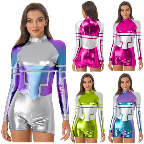 Damen alien kostüme metallic - alien,