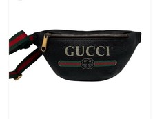 Gucci Bauchtasche Klein Leder