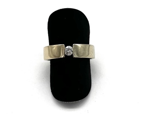 585 14kt gold ring - 14kt, diamant