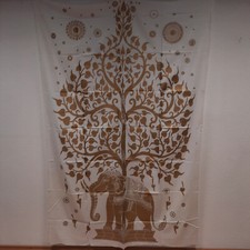 Elefanten Baum Wandbehang