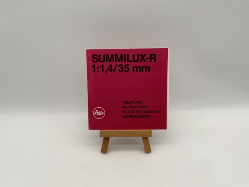 Leica summilux 4 - summilux-r, 1:1.4/35mm