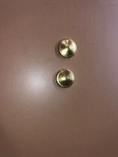 Ersatzteile Röhrenradio Philetta ,original Zierkappen für vordere Drehknöpfe