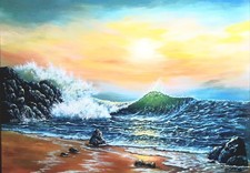 50/70cm Seelandschaft