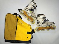 Inline Skates POWERSLIDE Phuzion Greenline 43 Speedskates Top Zustand + Tasche