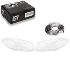 2x Scheinwerfer Glas Streuscheibe links rechts Set für BMW 5er F10 F11 2009-2017