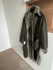 Furry Lammfell/Leder Mantel Wendemantel   NEU mit Etikett, NP 3.490,00€
