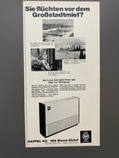 Happel KG Wanne-Eickel GEA Klima-Geräte 1969 Vintage Ad Werbung Reklame