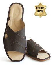 Herren LEDER Hausschuhe