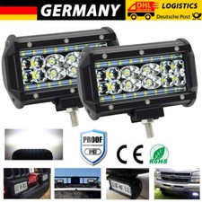 2x 1000W LED Arbeitsscheinwerfer Lichtbalken Lightbar Auto LKW Bagger 12V DHL