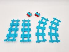 Lego Achterbahn Schienen Roller Coaster Rail Waggon Hellblau Freizeitpark