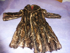 Pelzmantel Damen Nutria mit Innenfutter großer Kragen