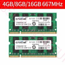 8GB 2 x 4GB 2GB PC2-5300S DDR2