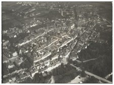 ZZ-2103/  Kahla bei der Leuchtenburg   Foto Luftbild 18 x 13 cm ca.1938