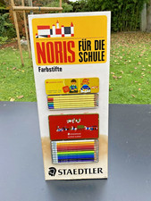 Staedler - Werbe-Verkaufsaufsteller - Bundtstifte - Blechschachtel-Noris-um1970
