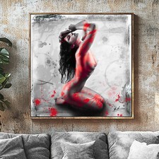 Erotik Akt Frau Leinwand