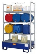 Fassregal Lagerregal mit Wanne