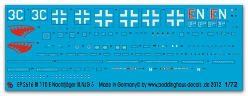Peddinghaus decals 2616 - 1/72,