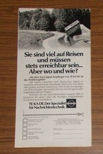 Seltene Werbung TE KA DE BSA