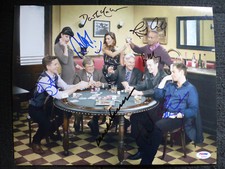 NAVY CIS 8x CAST signed Autogramm signiert auf 28x35 cm Foto PSA/DNA COA