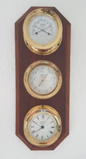 Wempe Maritime Instrumente: Wetterstation   Barometer Uhr Hygrometer
