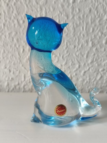 Murano glas katze - murano, 13cm