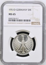 VALORIS BRD 1951 D 5 Mark