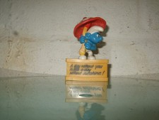 SchirmSchlumpf      englisch Dreirecksockel Sockel Schlumpf Schlümpfe