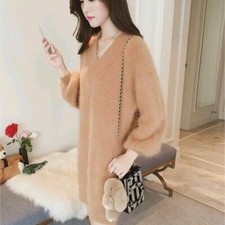 Damen Mohair Pullover Strick