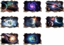 140cm STICKER 3D Wandtattoo