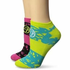 Zumba Socken 2er Set,kräfitigen Farben,Sneaker, Socks für Fitness, compression