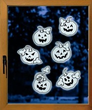 Fensterbild Leucht Kürbis