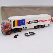 AWM / AMW 1:87 MAN F90 Sattelzug SIMONS Transports B-Raeren, in EVP EB7704