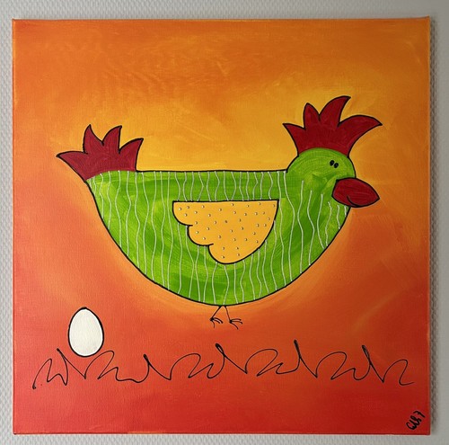 Original acryl gemälde - original,