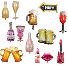 Sekt Flasche Bier Cocktailglas