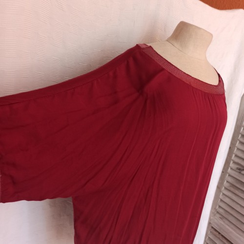 Damen bluse bordeaux - damen,