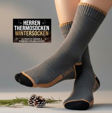 4 bis 20 Paar Thermosocken Wintersocken Warme Arbeitssocken Dicke Socken #92000