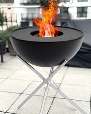 Höfats Bowl 57 Dreibein Feuerschale Grill Garten inkl. Abdeckung