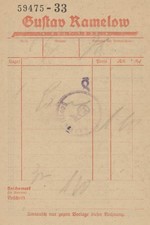 Rechnung Bützow Ramelow Gustav Fachgeschäft Kleidung Damen Kassenbeleg Quittung