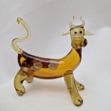 Glas kuh figur vintage lauscha - glas,