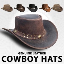 Cowboyhut Herren Echtleder