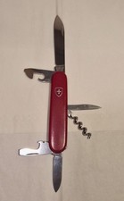 Original Schweizer Taschenmesser Victorinox  "JÄGER", rot, gebraucht, sehr guter