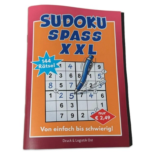 Sudoku spaß xxl 144 rätsel - sudoku,