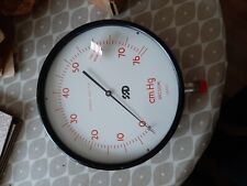 ssd nottingham cm.hg Vakuummessgerät, Vakuumdruckmessgerät 10" Durchmesser 128/84/12