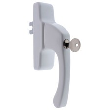 Hueck Hartmann Fenstergriff Getriebegriff abschließbar weiß Z911592