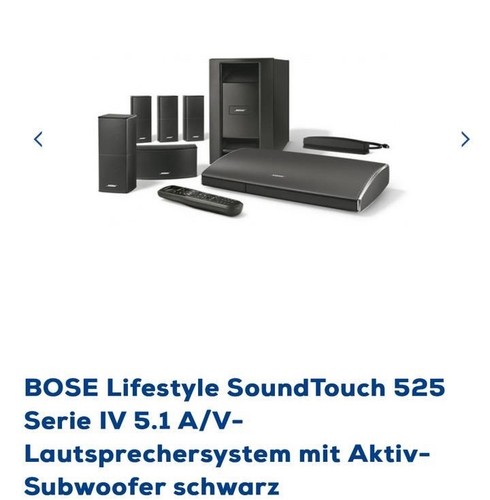 Bose lifestyle soundtouch 525 - bose,