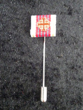 (S1-492) Orden Jerusalem Pilgerkreuz  Miniaturordenspange Lange Nadel gold